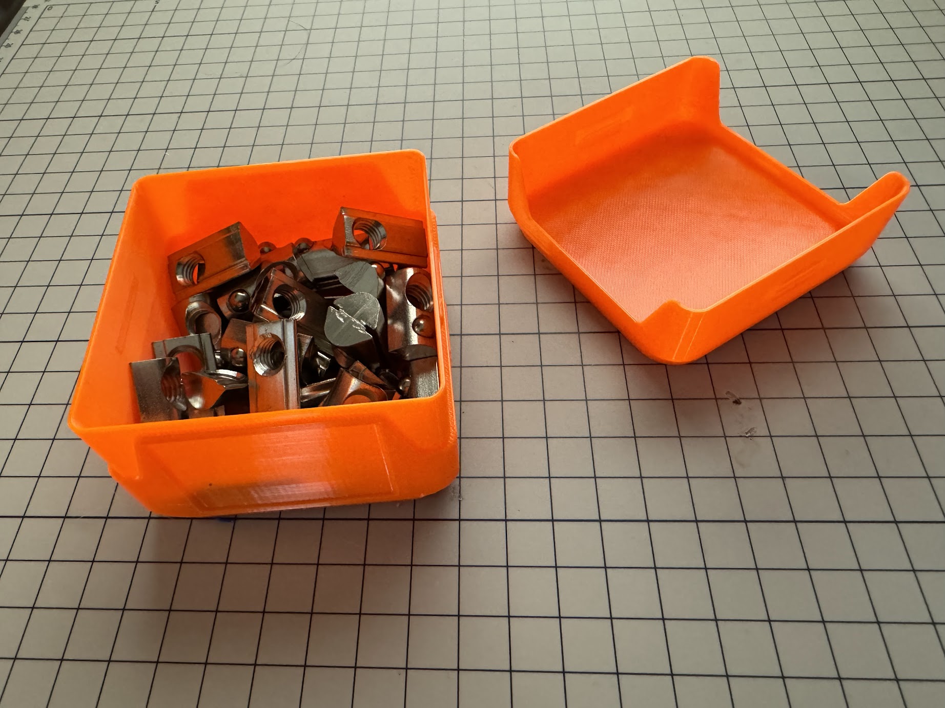 Double Width Small Parts Storage Box