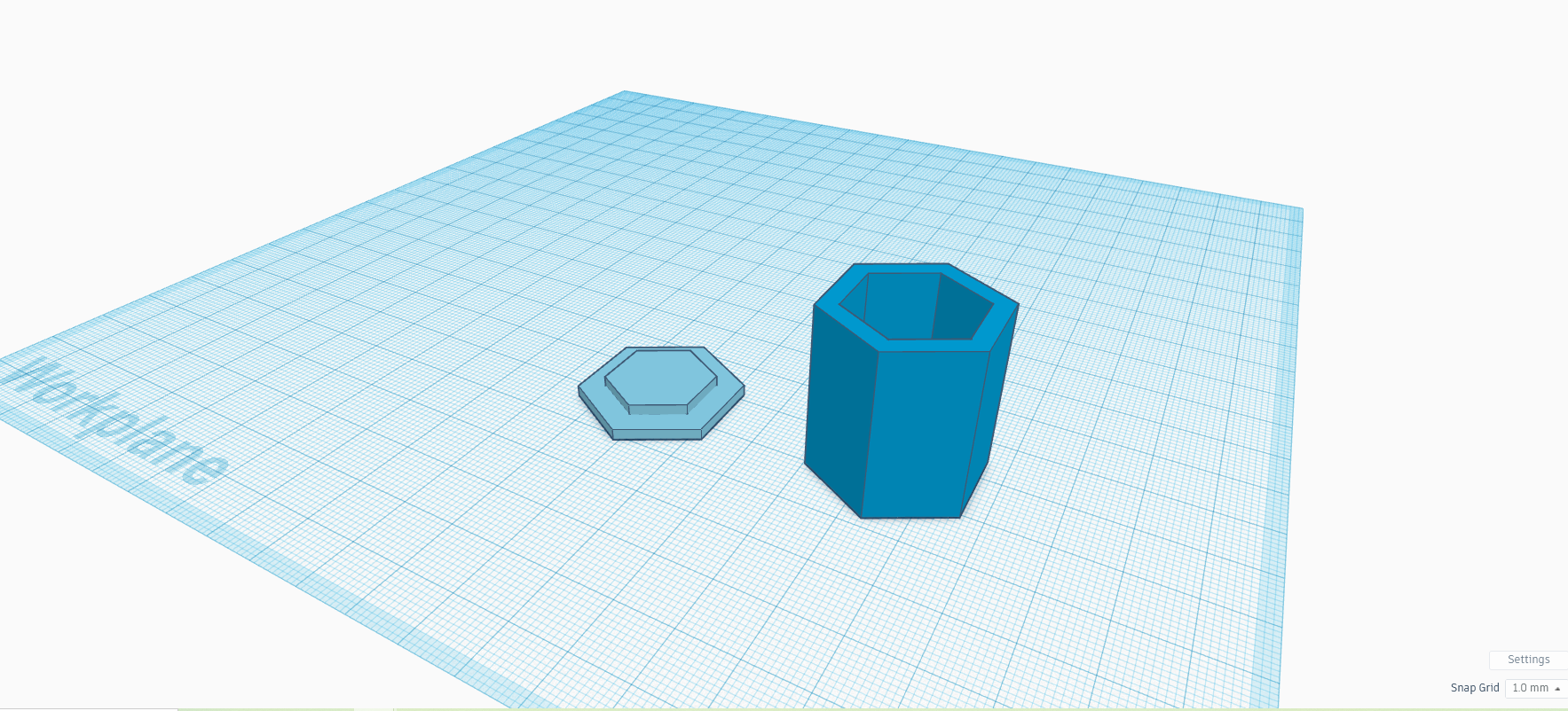 Miniatura 2 do modelo 3D Hexagon Box & Lid