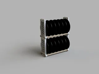 Filament Spool Rack - Stackable - Glueless by ihateu3