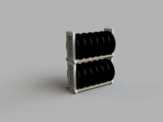 Stackable Filament Rack by Layers Studio, Download free STL model