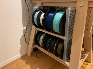 Filament Spool Rack - Stackable - Glueless by ihateu3, Download free STL  model