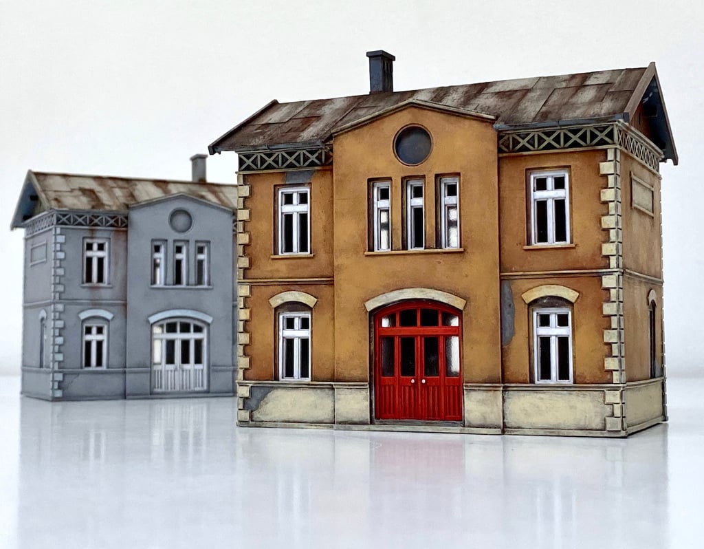 Train Station in 1:87 (H0 scale)