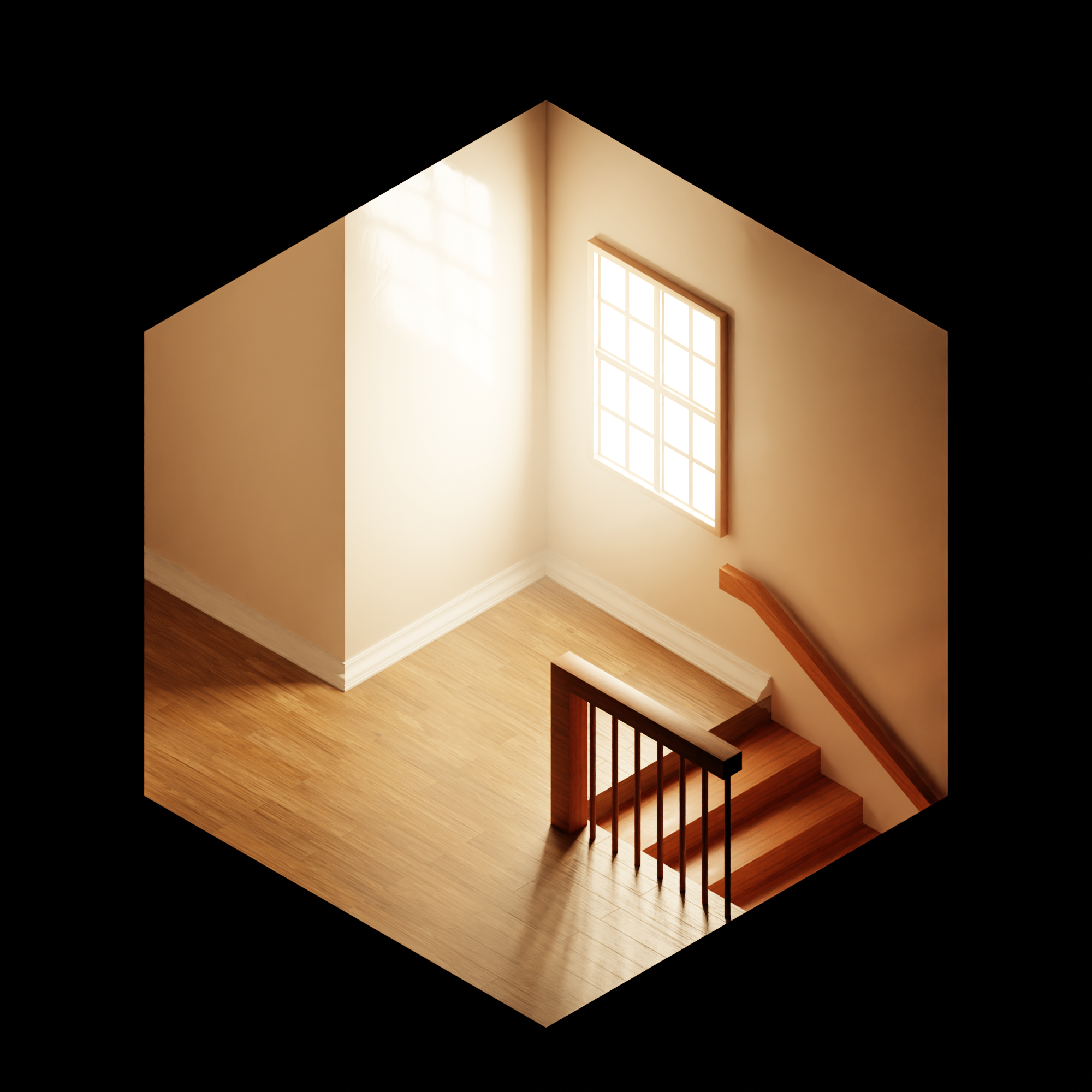 Isometric Hallway