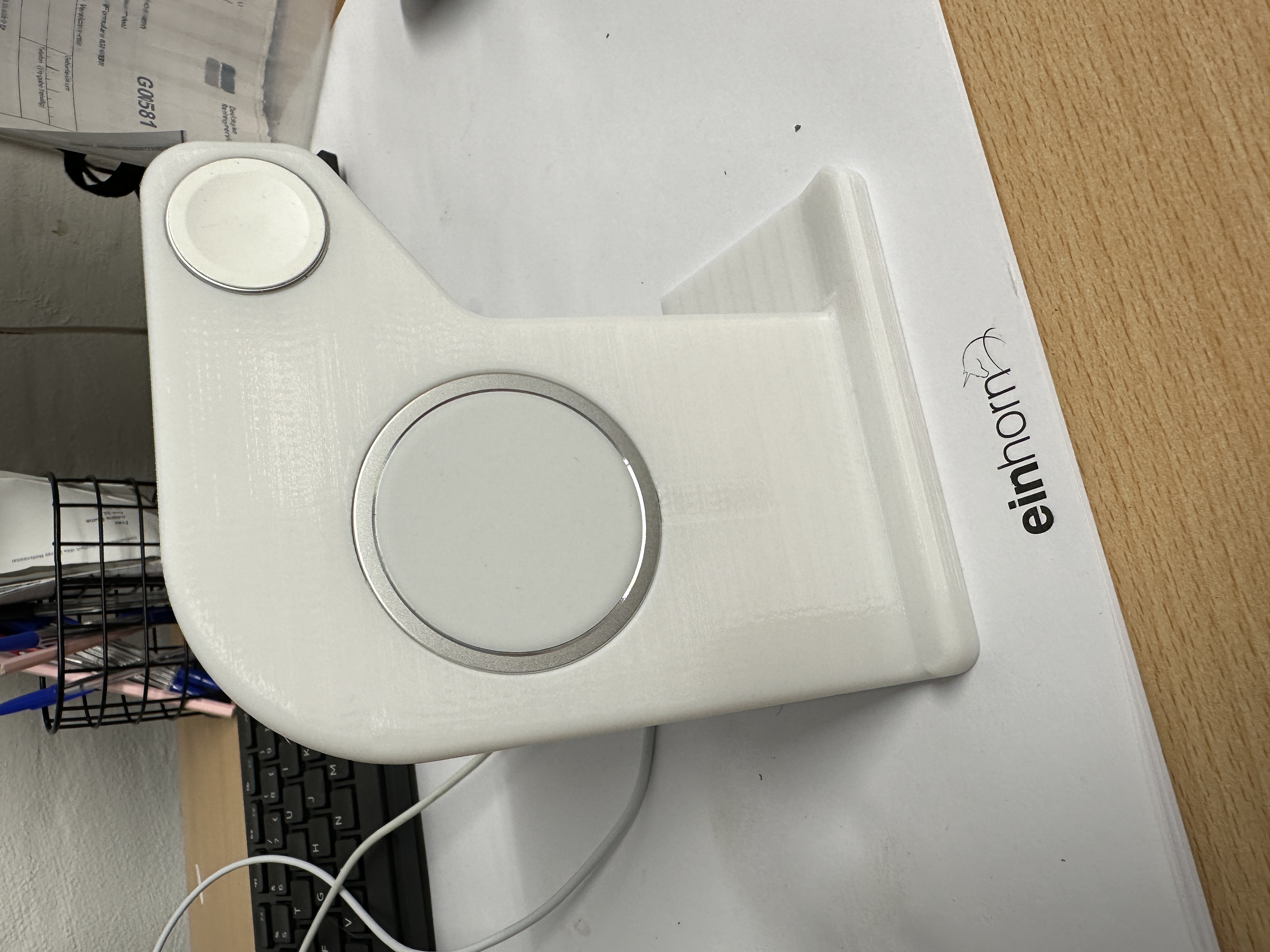 Iphone und Apple Watch Ladestation für original Magsafe Ladegerät