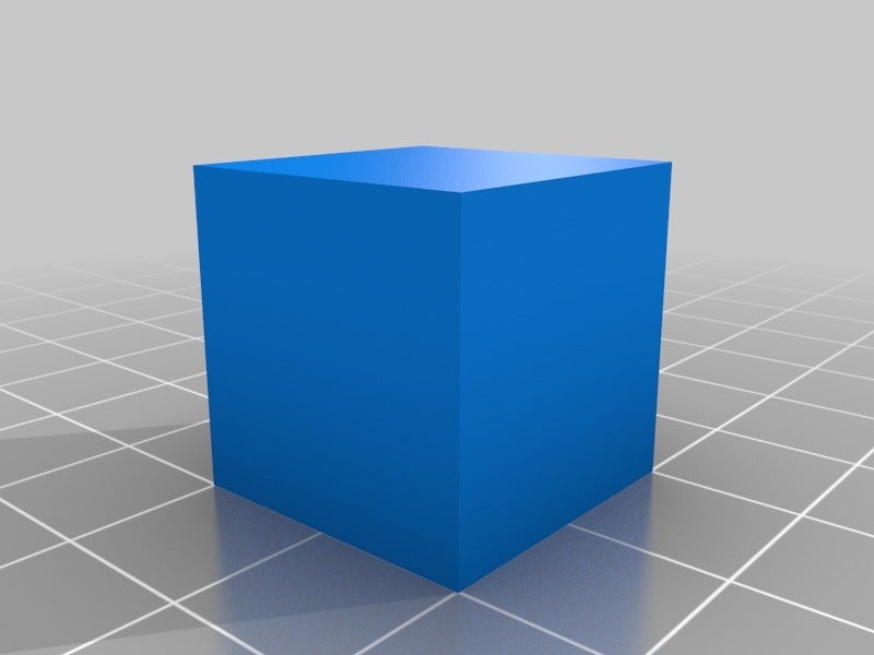 Simple 20x20x20mm cube