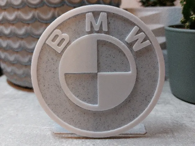 BMW Logo Sign with Stand