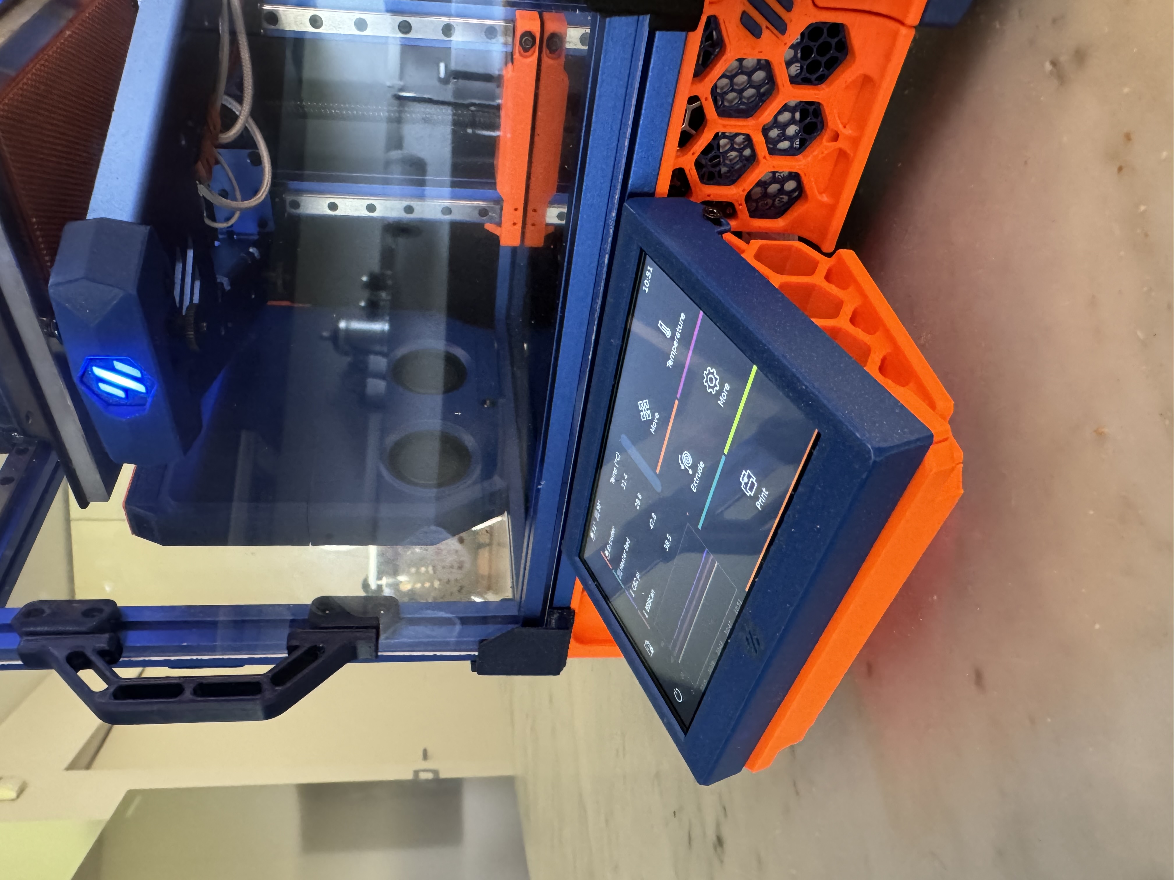 Bigtreetech BTT TFT43 display mount for the VORON V0.2r1