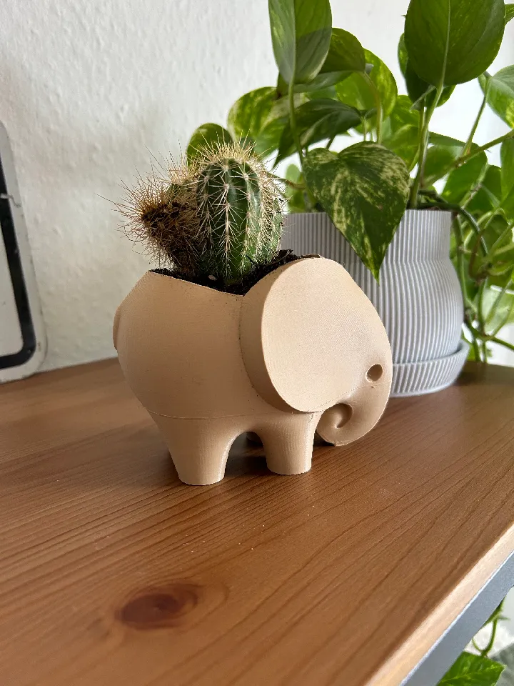 Elephant Planter | Plant Pot | Vase | Pencil holder by valentin | Download  free STL model | Printables.com