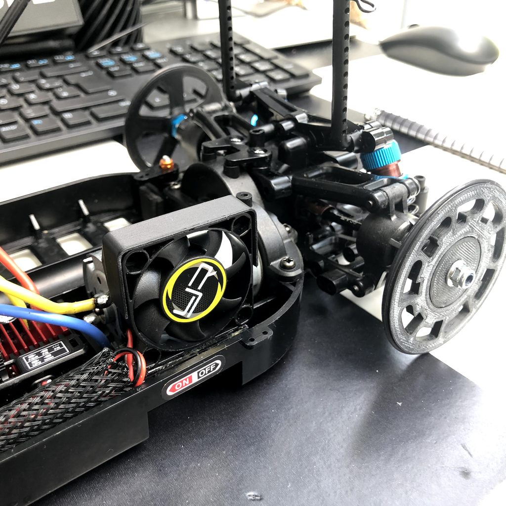 Light Tamiya TT-01 Fanshroud 40mm / Fan Duct