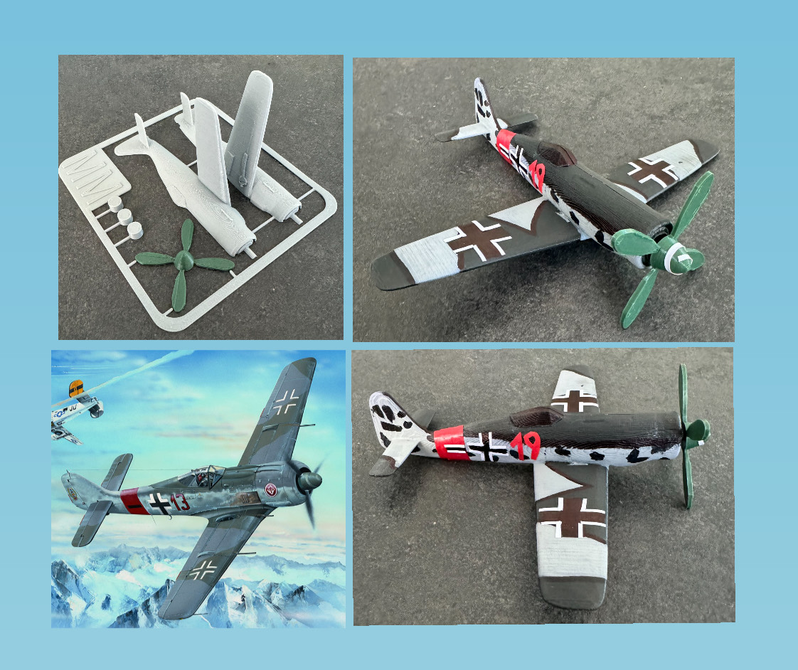 Focke-Wulf Fw 190 kit card