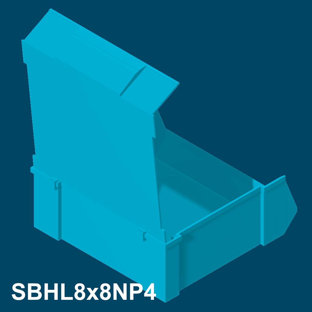 Stackable Boxes 8 v2 Hinged Lids by TigerTone | Download free STL model ...