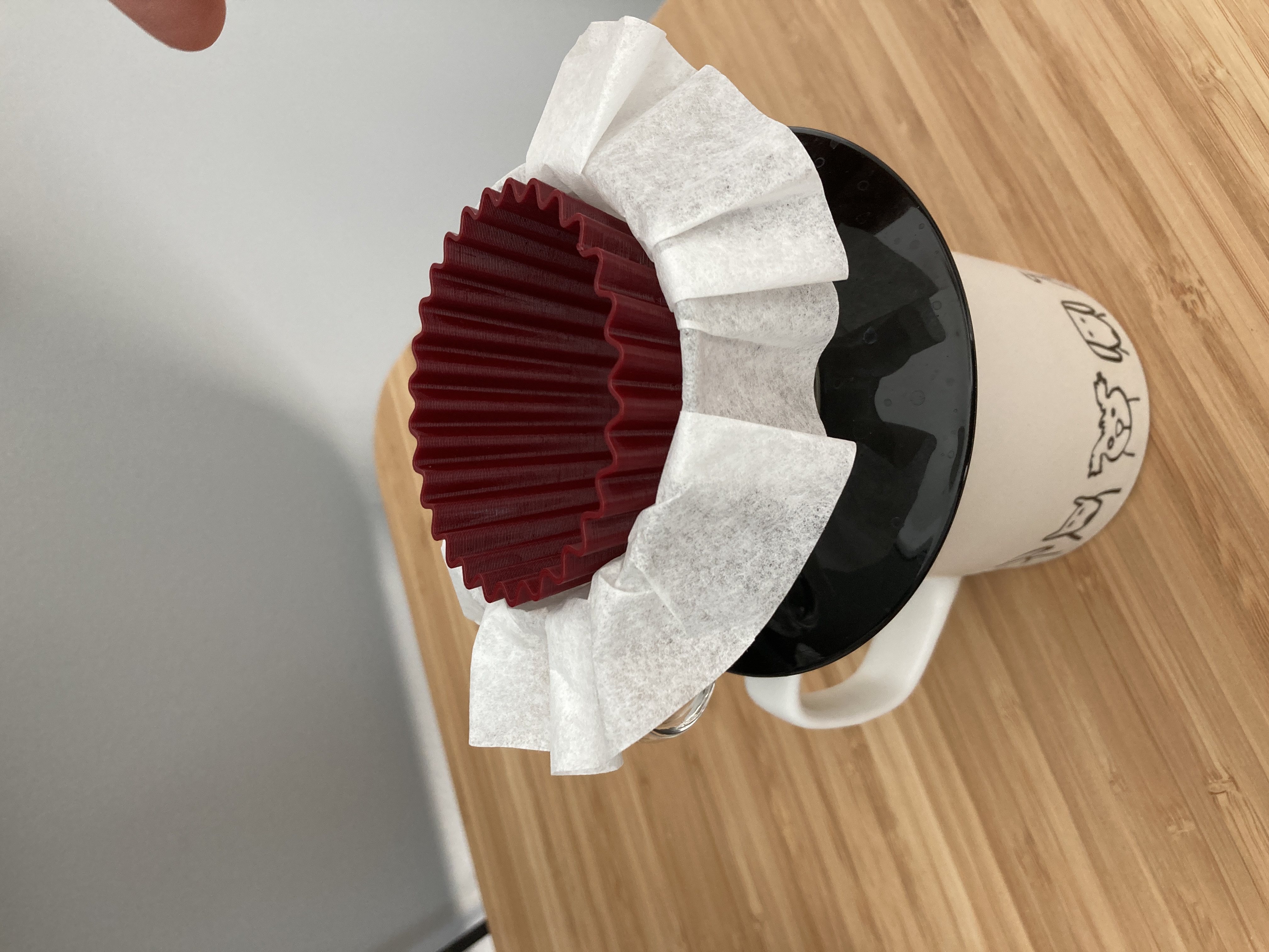 Kalita Wave 155 Dripper Coffee Filter Crimp