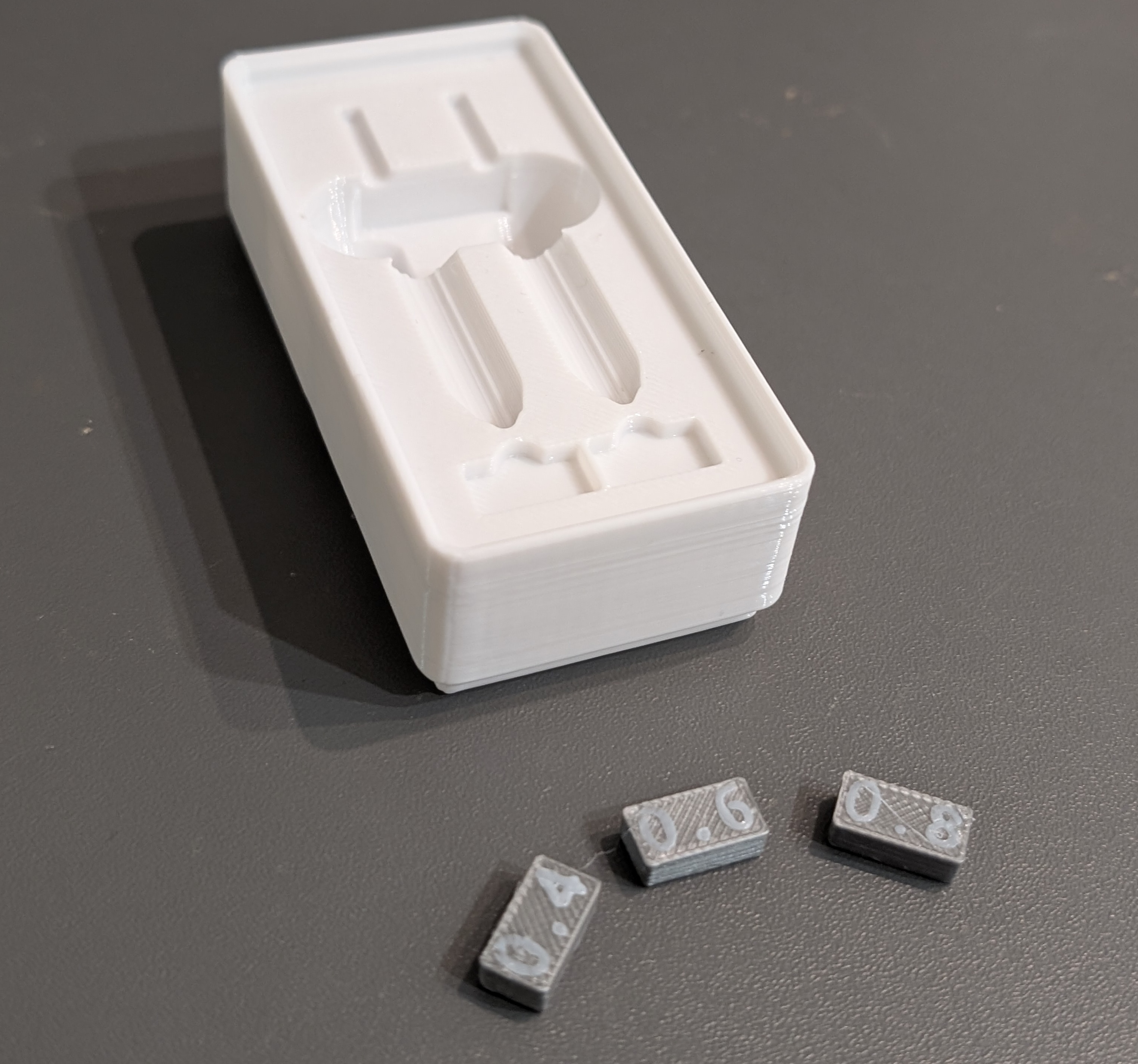 Gridfinity nozzle bin with replaceable labels, for  Flashforge AD5X — thumbnail 2