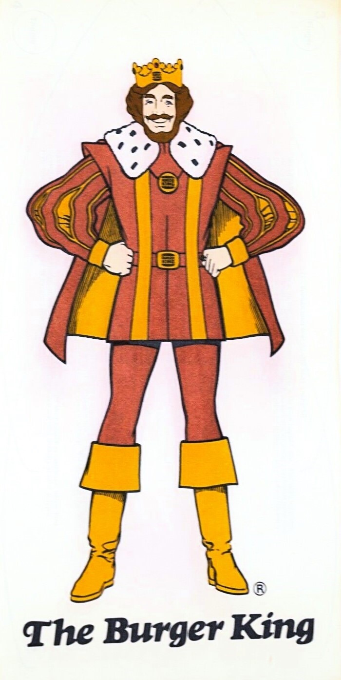 Retro Burger King Mascot