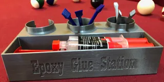 Epoxy glue station