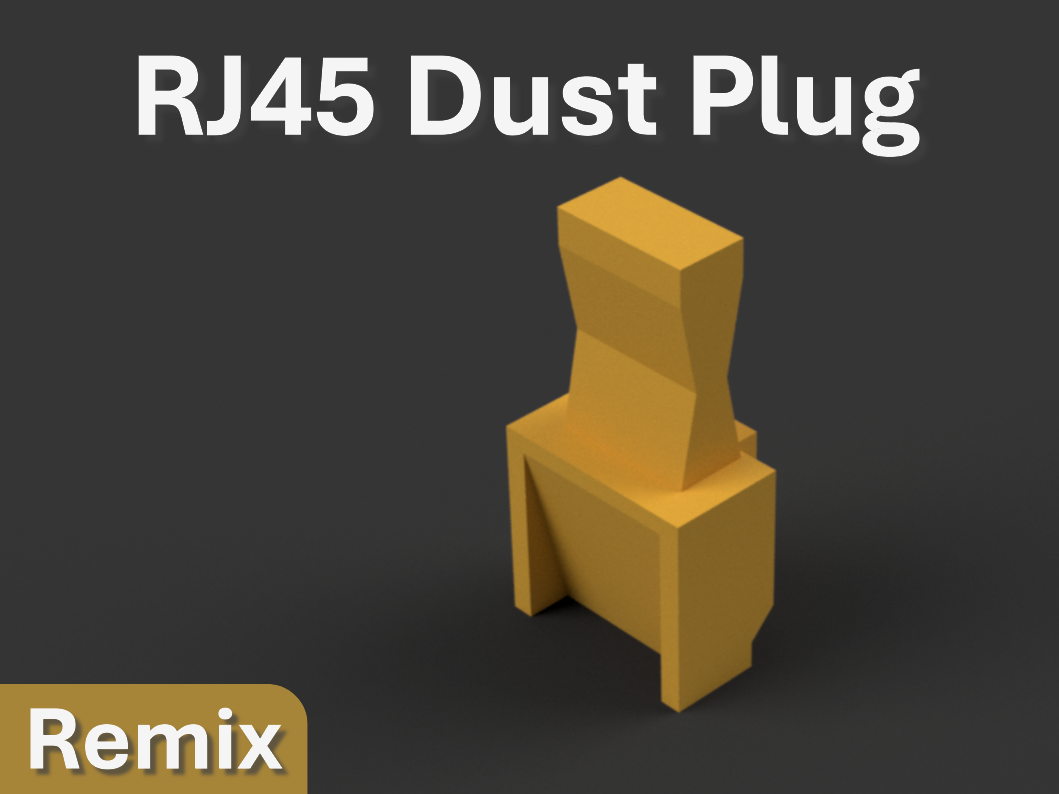 RJ45 Dust Cover Plug Remix