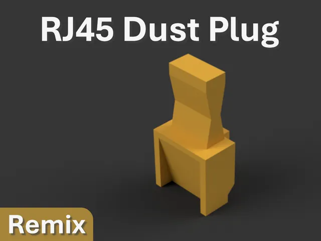 RJ45 Dust Cover Plug Remix