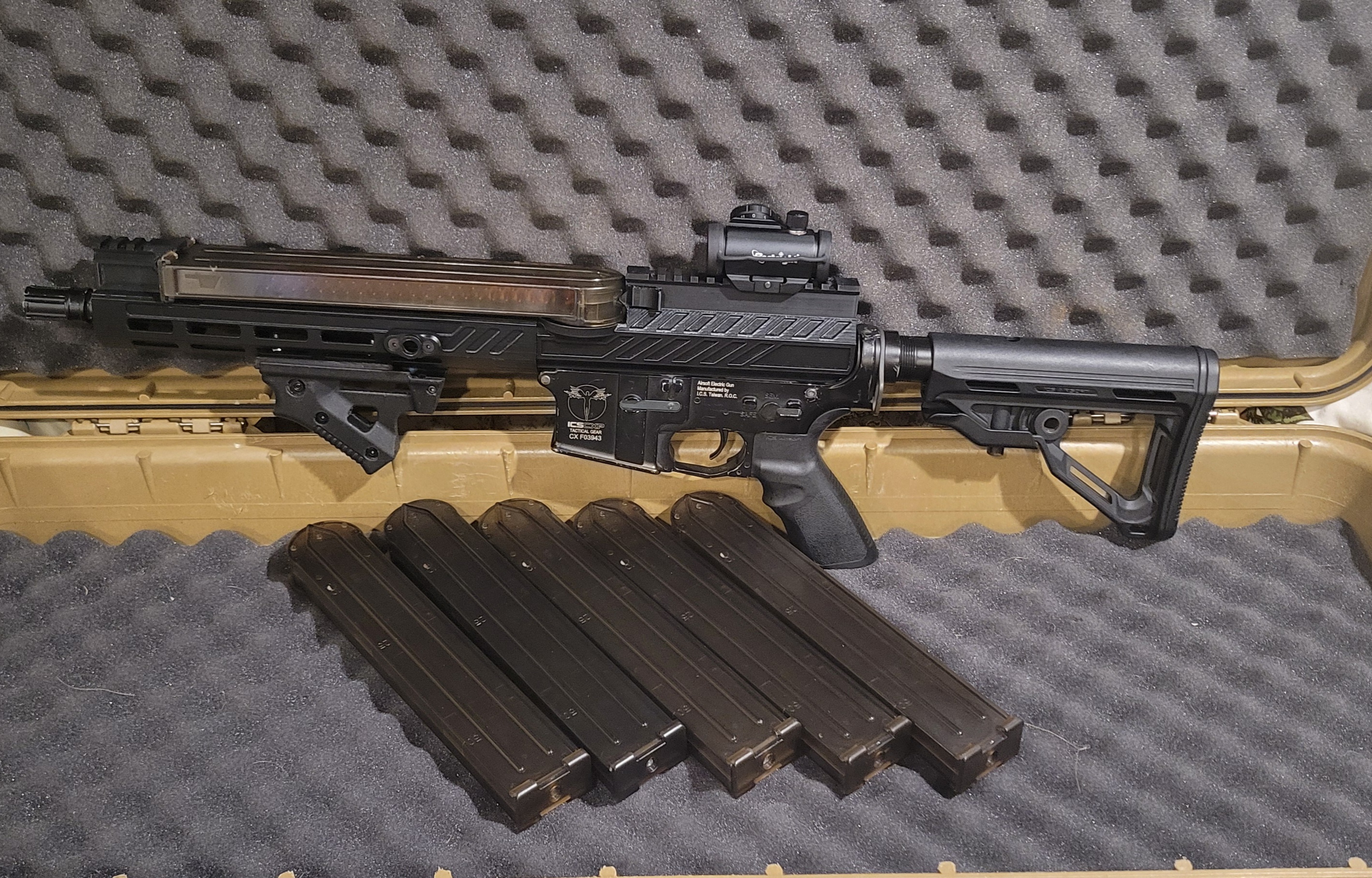 Airsoft AR-57 Upper Receiver for ICS Lowers Platform