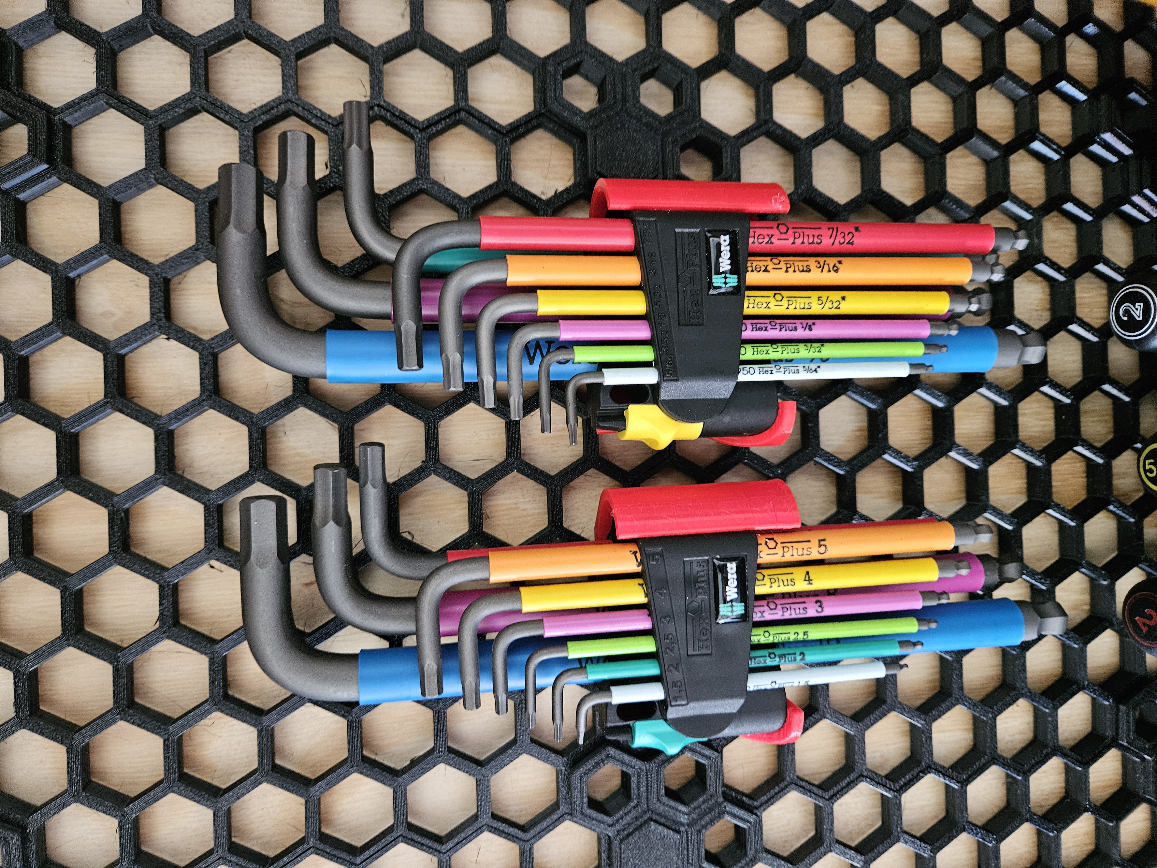 Wera Hex-Plus Honeycomb Wall Mount