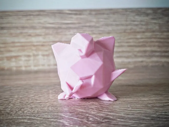 Jigglypuff - low poly (pokemon)
