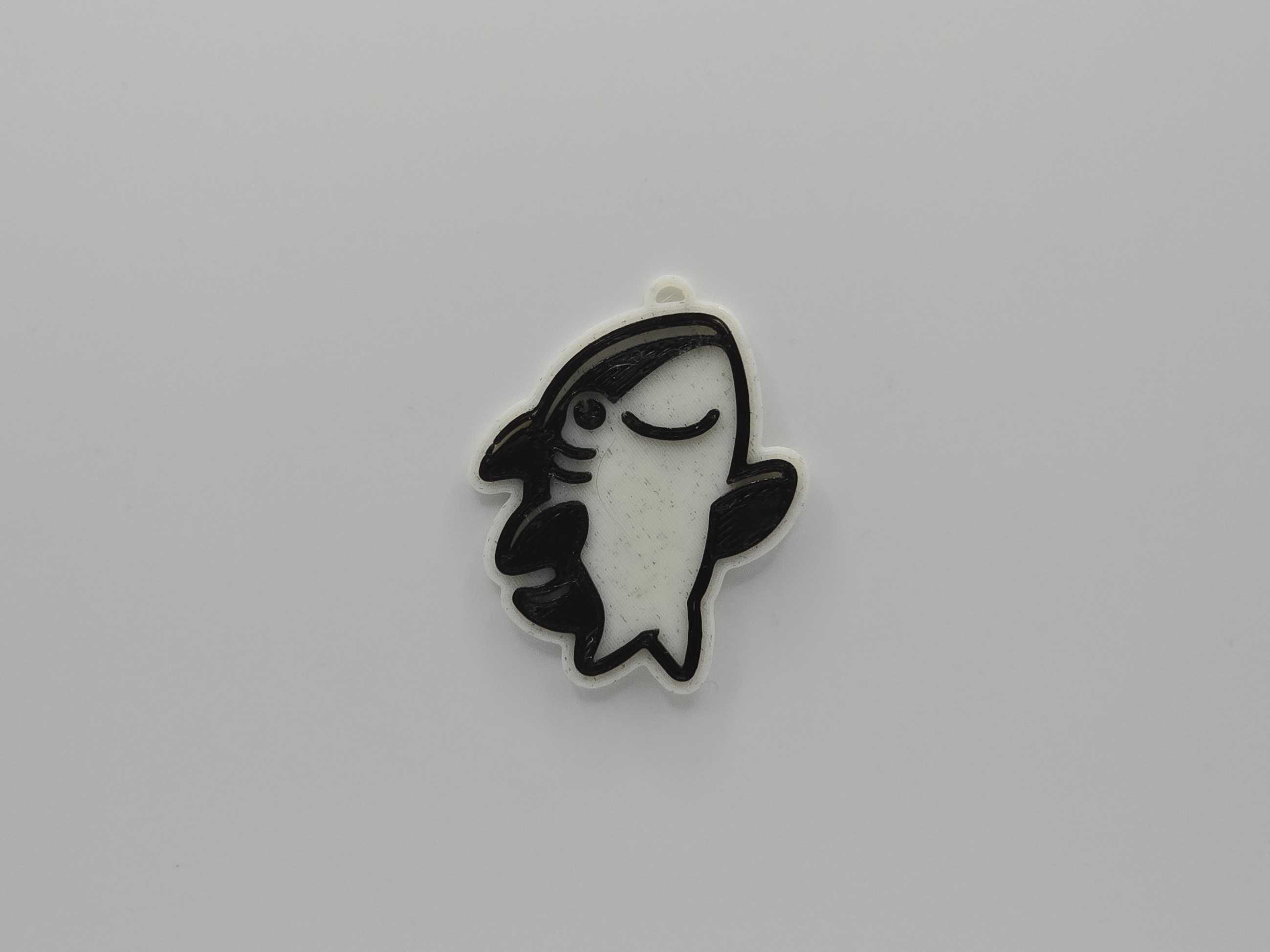 Cute Happy Shark Keychain