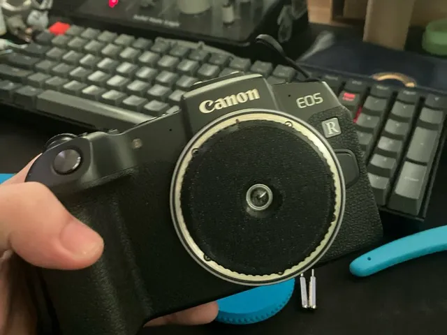 Dispolens for canon rf mount