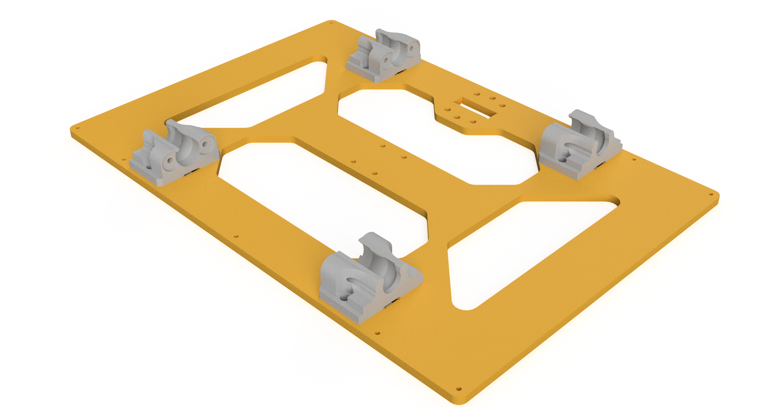 Y Axis P3Steel 4.2 MakerGal 10mm Sinterbronze bushing mount