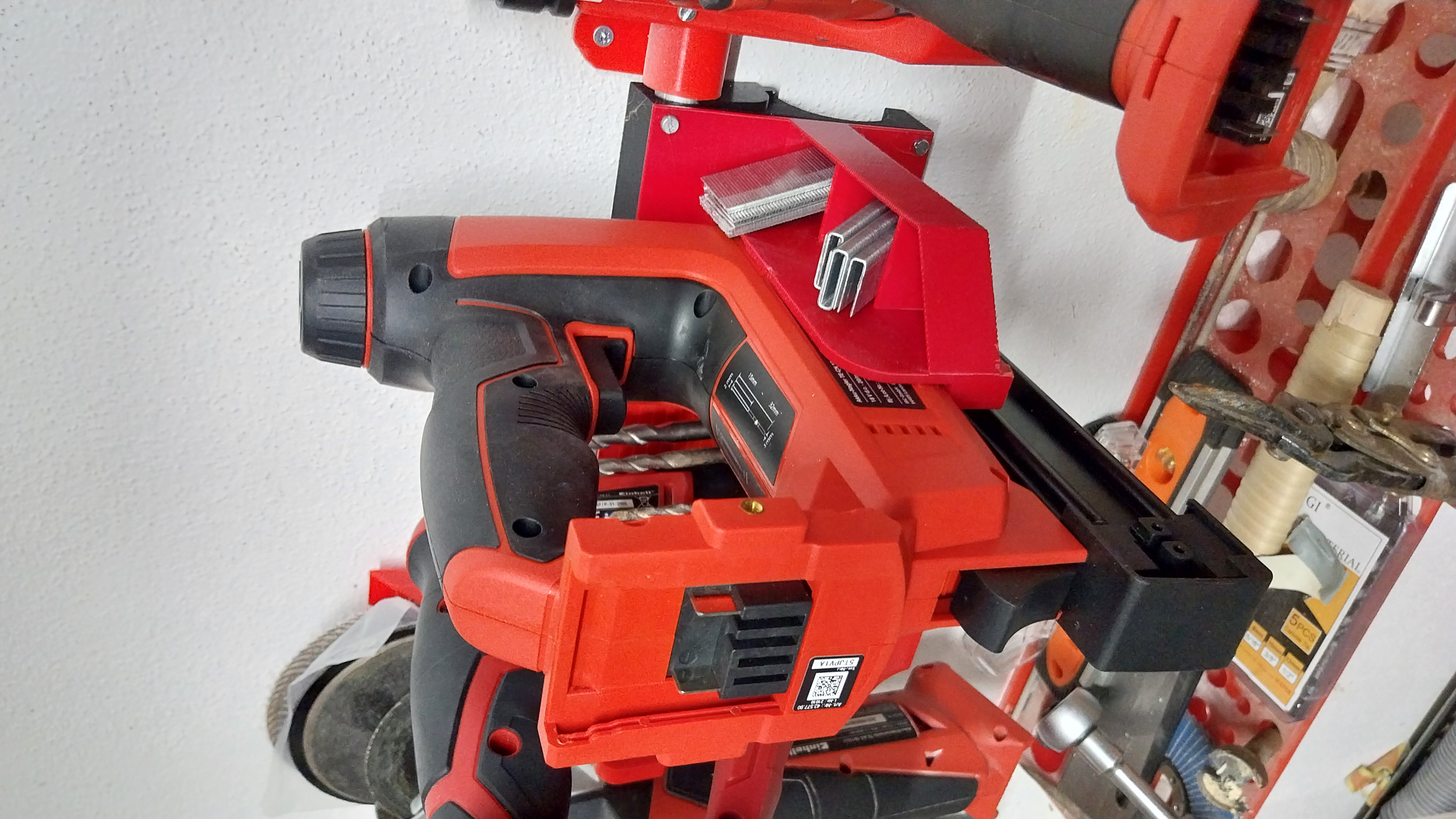 Wallmount for Nailgun Einhell TE-CN 18Li and others