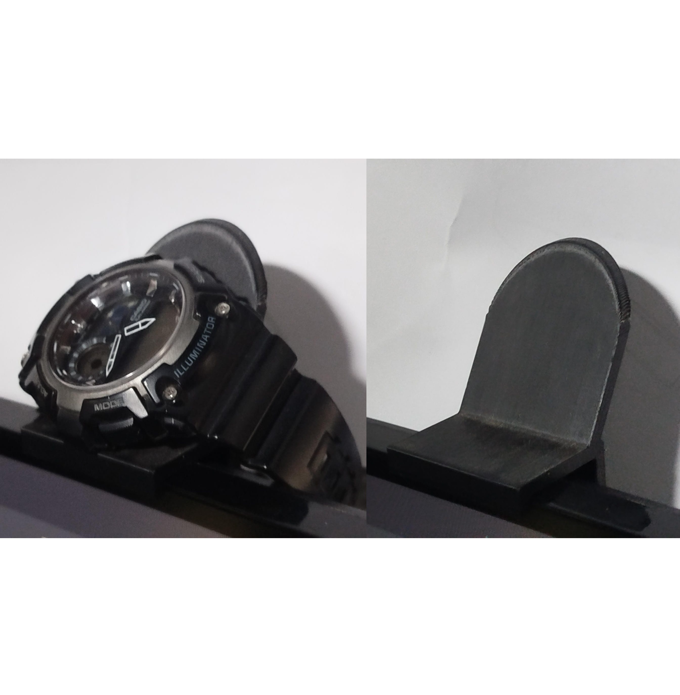 Watch Holder on Monitor Display Hanger Mount