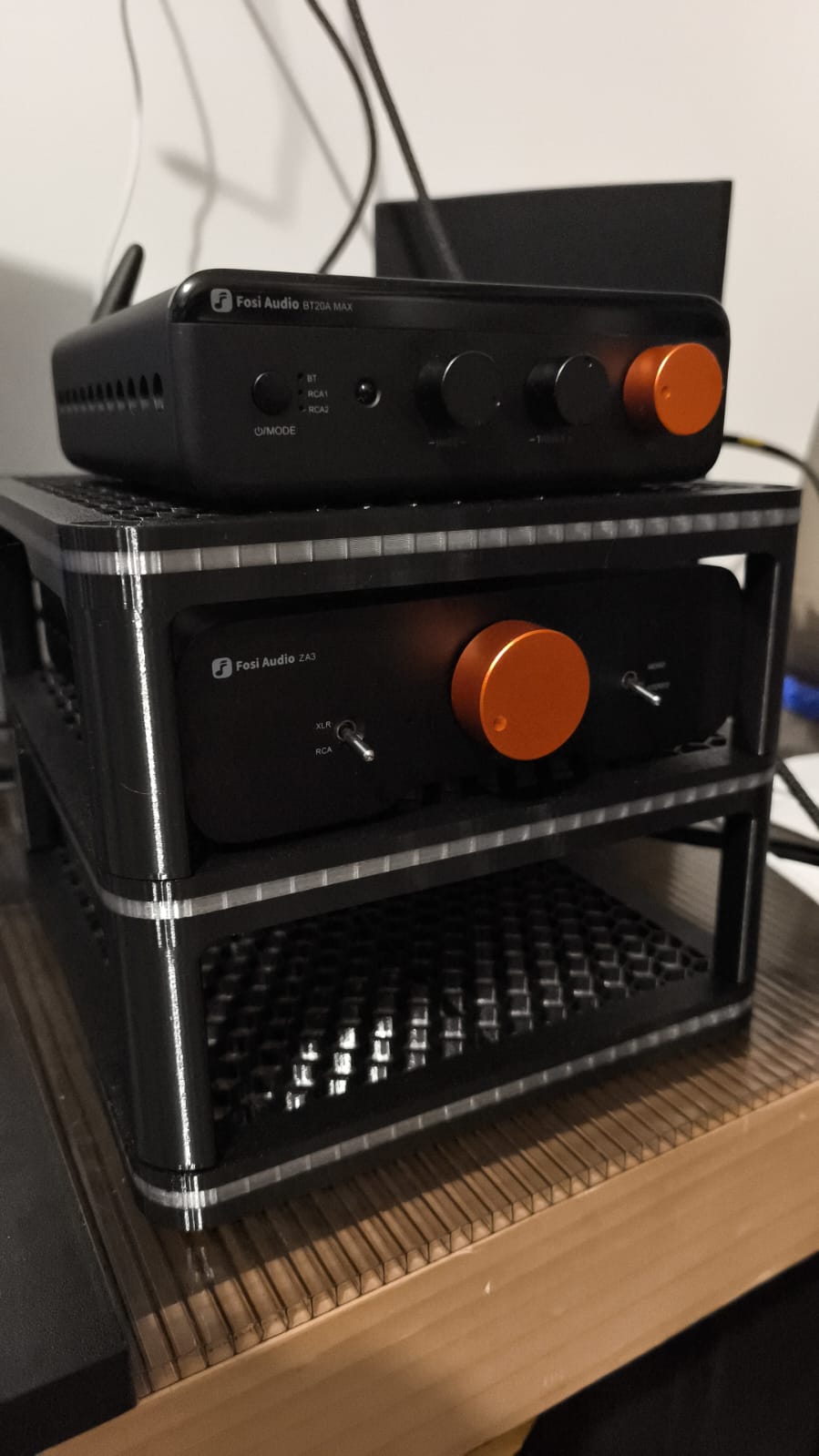 Mini amp Desk FOSI style stand - Speaker stand