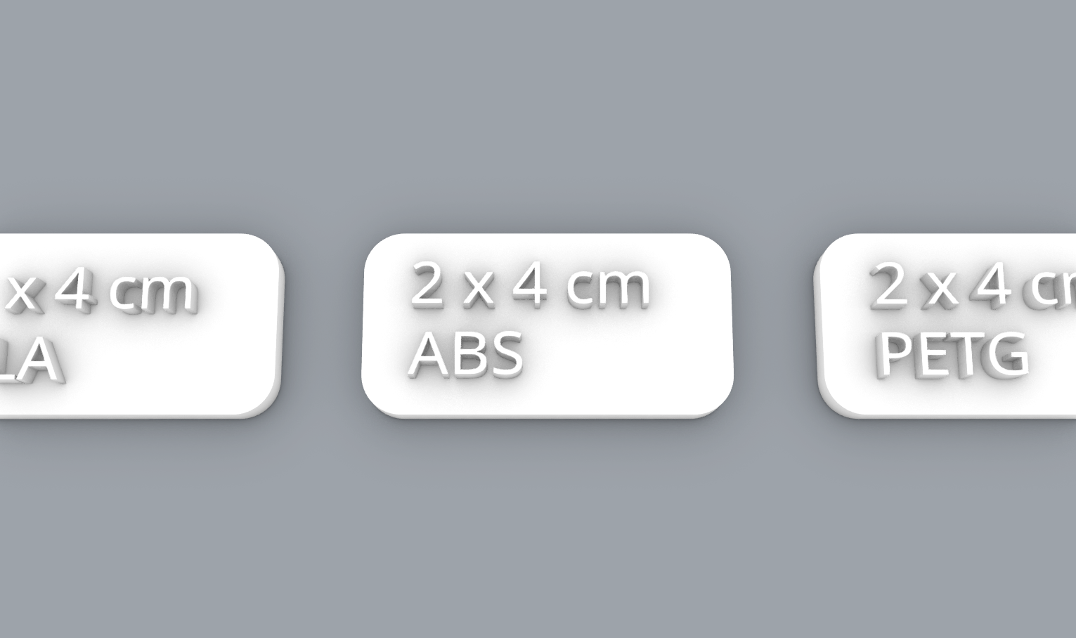 Material Samples Test Small Plates