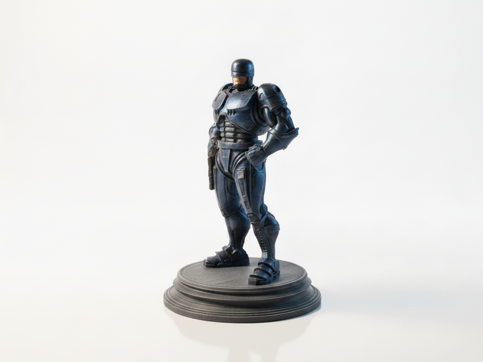 Buff Robocop Figurine Sci-Fi Collectible 3D Printable