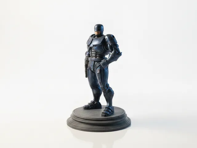 Buff Robocop Figurine Sci-Fi Collectible 3D Printable