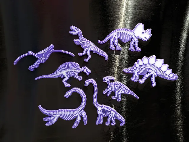 Dinosaur Bones Magnets