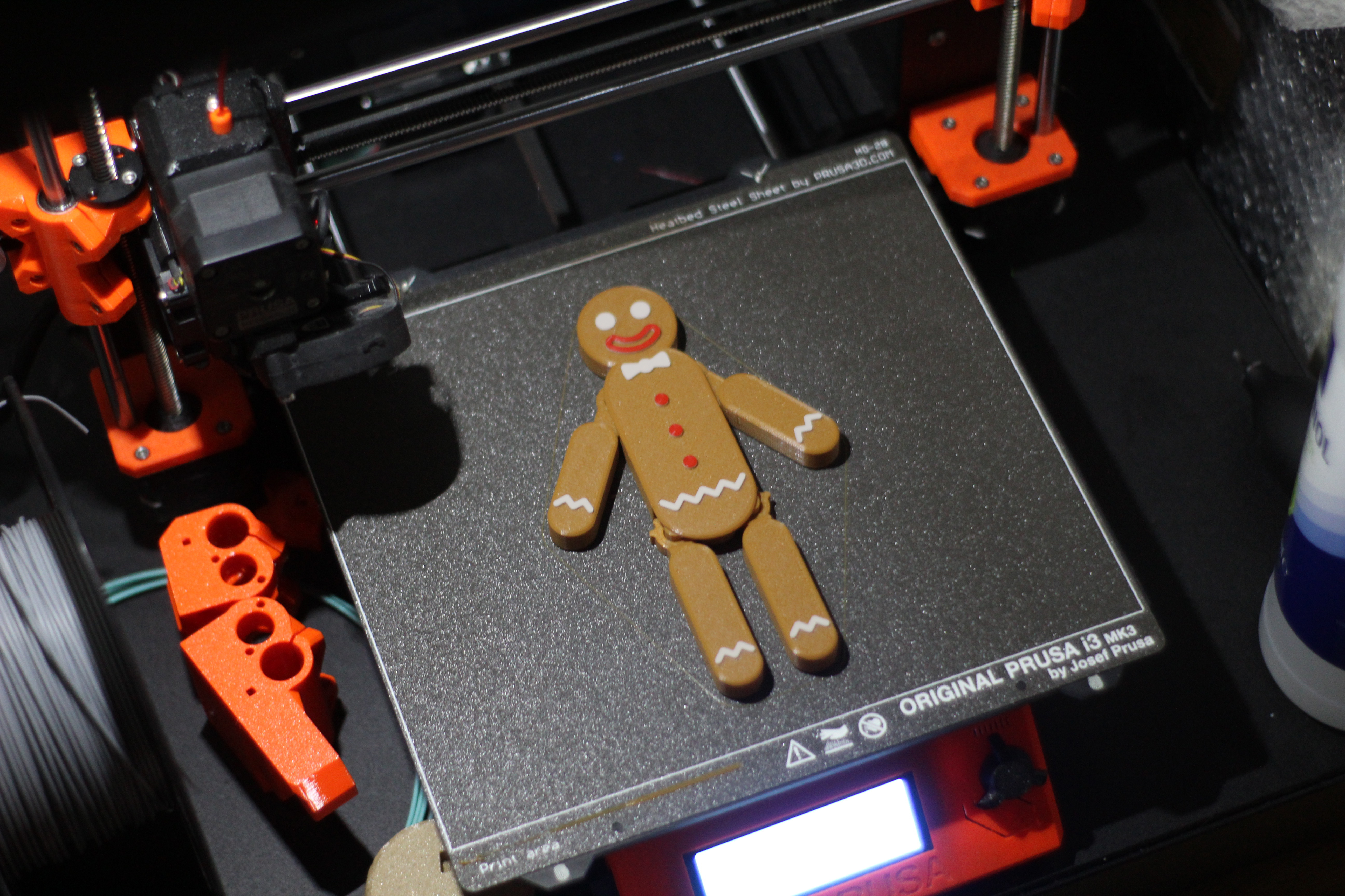 Miniatura 7 do modelo 3D Pull-String Gingerbread Man (print in place)