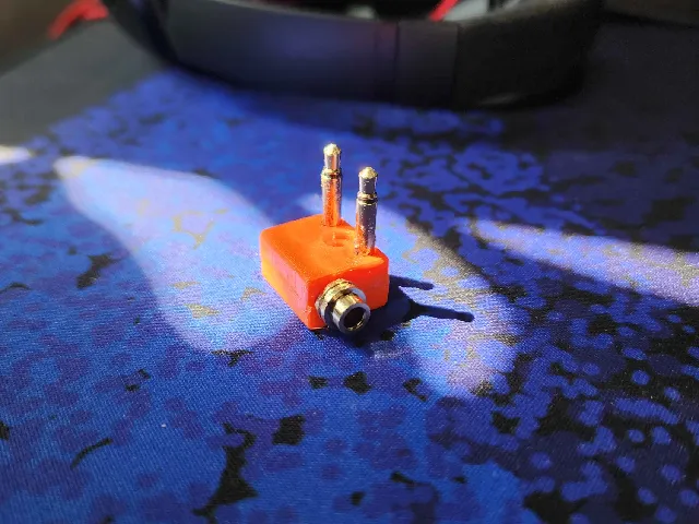 Mini Airplane jack to 3.5mm jack adaptor