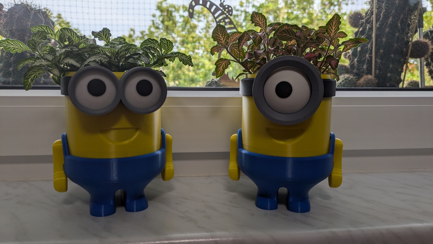 Minion Planter Remix by 3D-HSC | Download free STL model | Printables.com