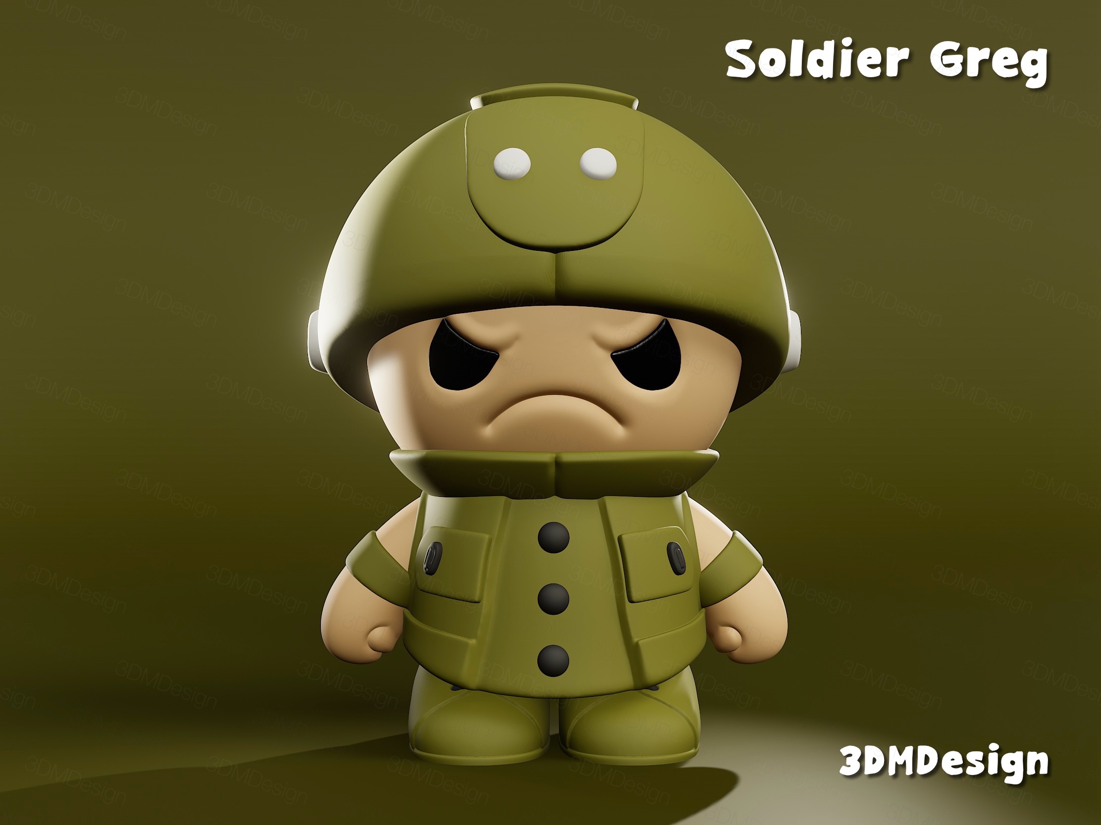 Grumpy Soldier Greg