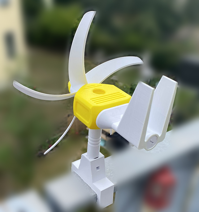 Balcony railing mount 3D model thumbnail