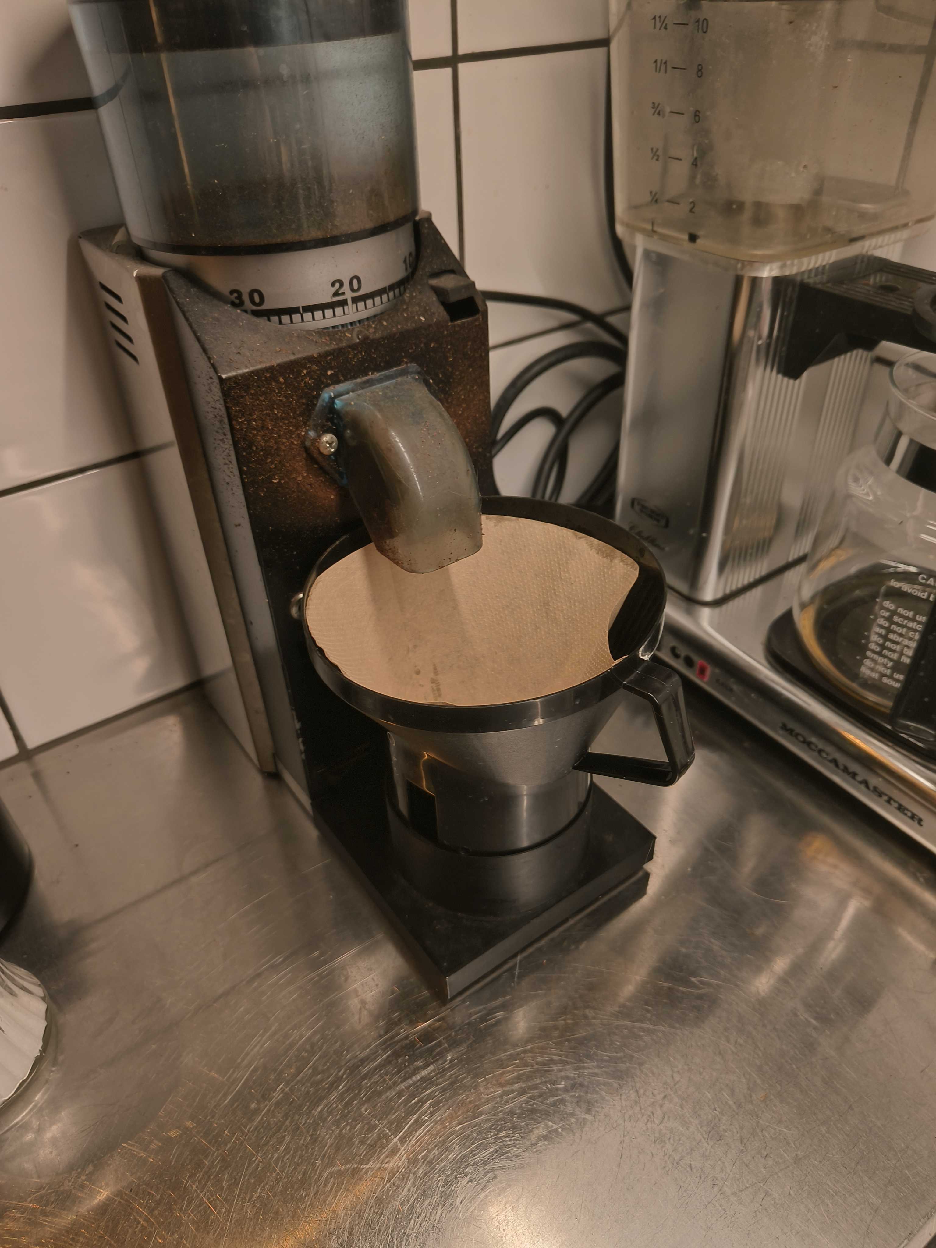 Rancilio Rocky Moccamaster filter holder