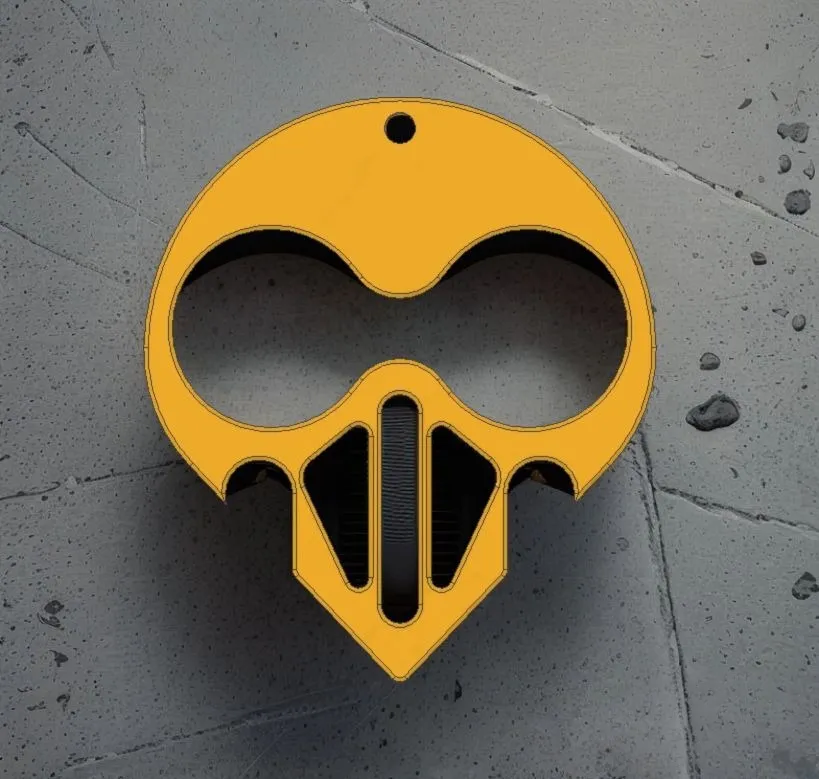 Skull Necklace Knuckle Duster by FileForge | Download free STL model ...