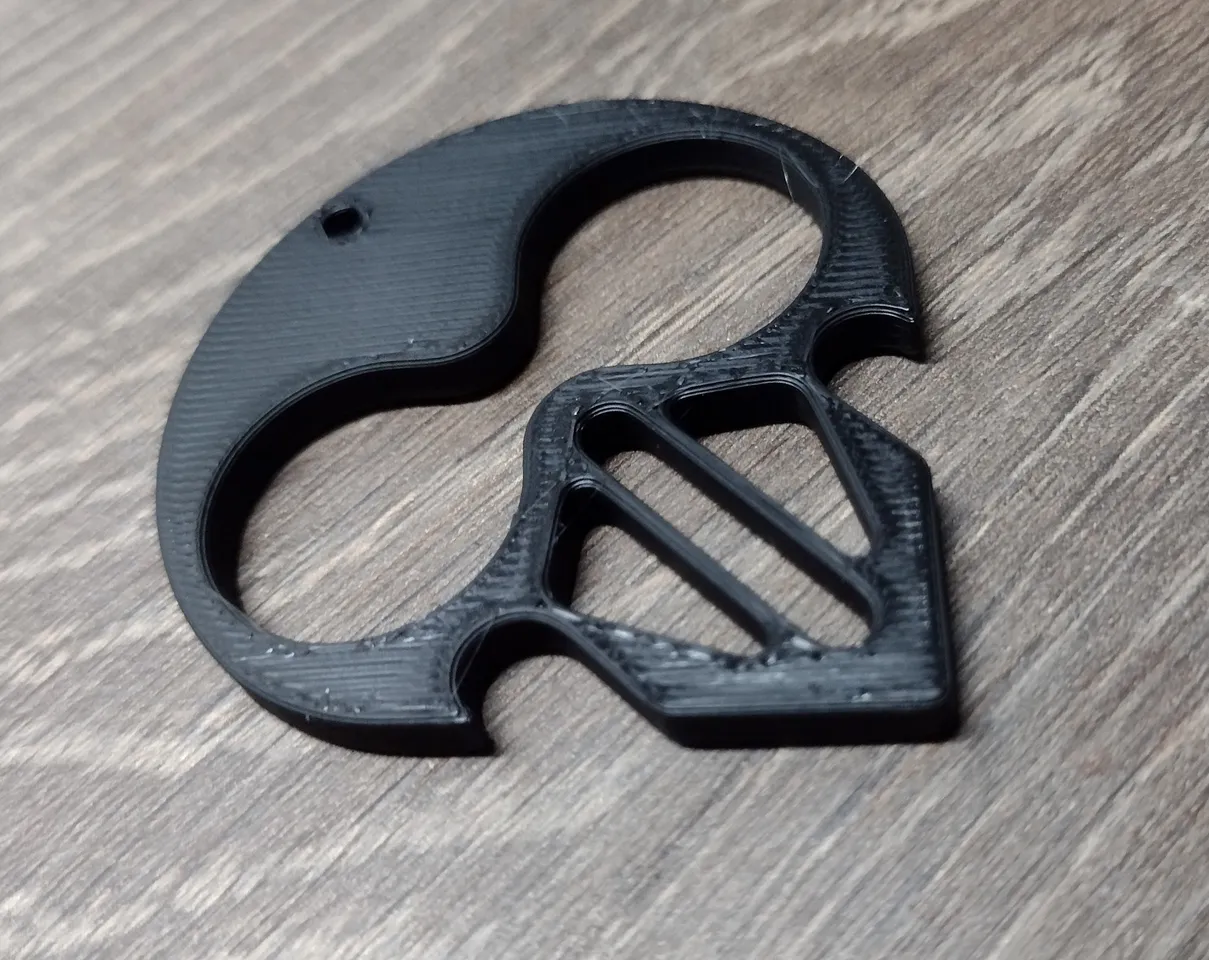 Skull Necklace Knuckle Duster by FileForge | Download free STL model ...