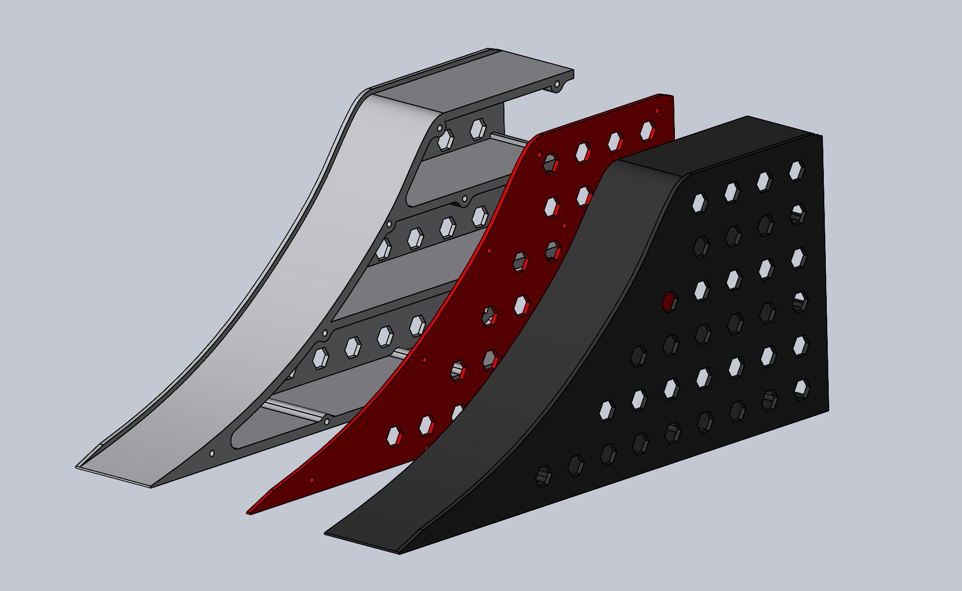 Ramp and garage for Matchbox or Hot Wheels (Ramp2)