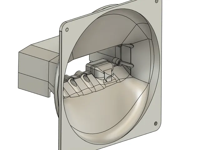 Tesla P40 / V100 140mm fan funnel adapter