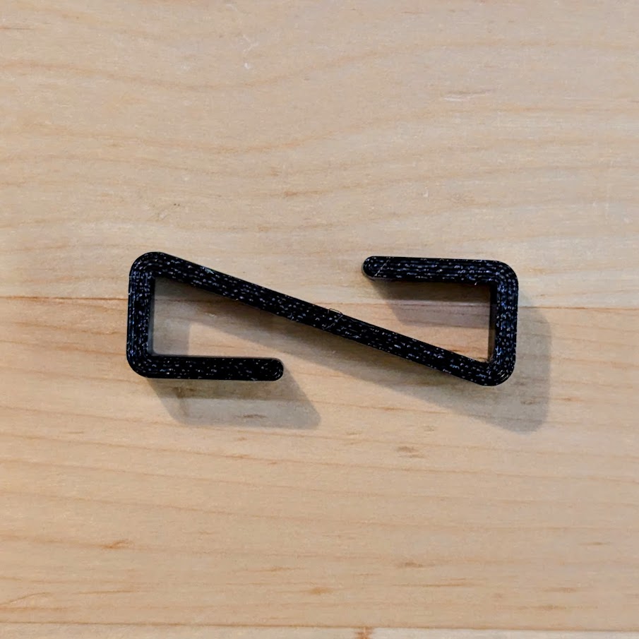 Miniatura 2 do modelo 3D Simple Cable Clip