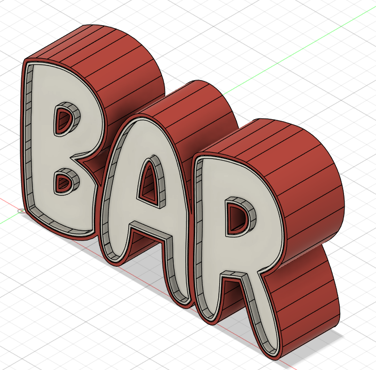 Enseigne BAR
