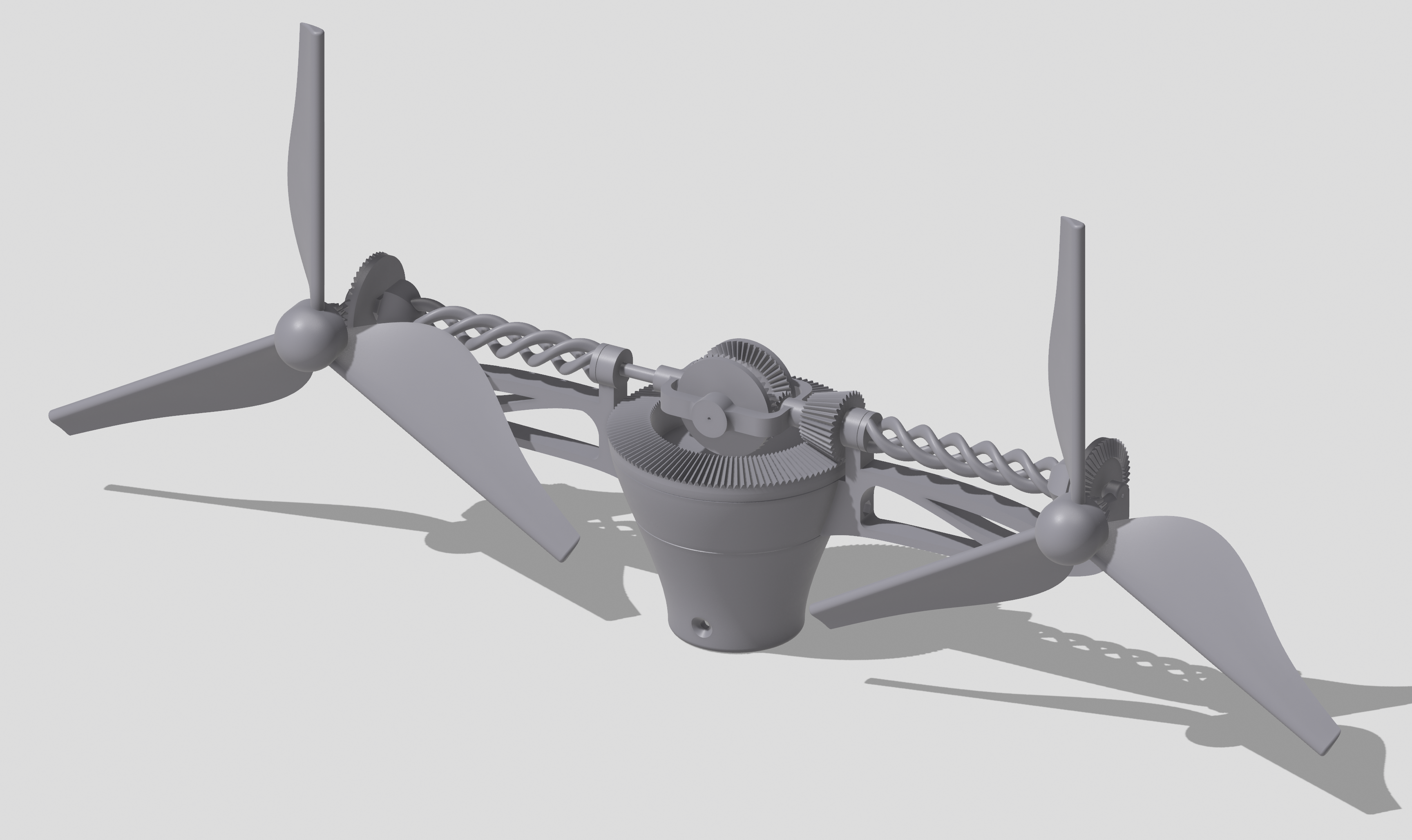 Differential turbine garden spinner