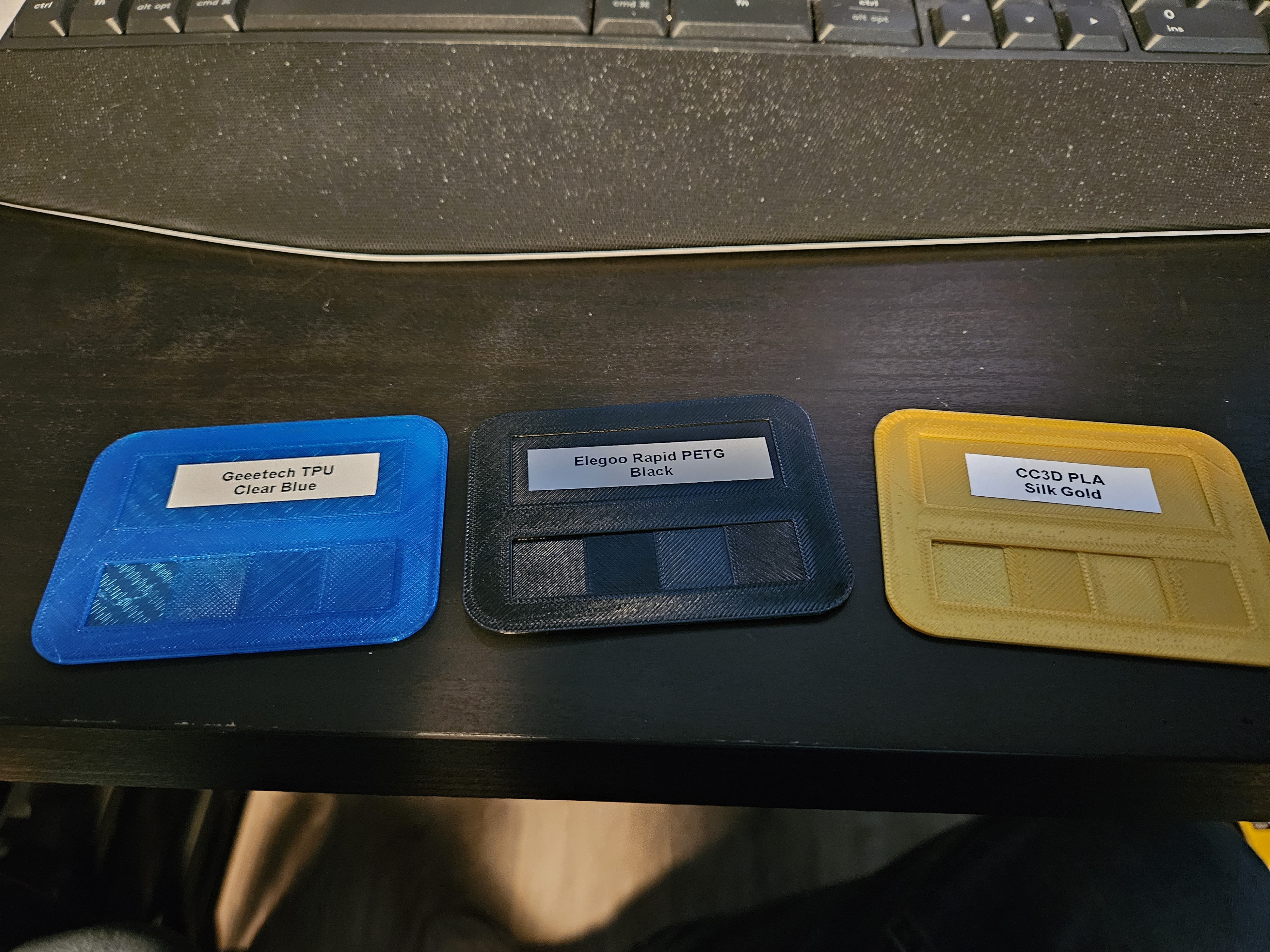 Filament Sample Card