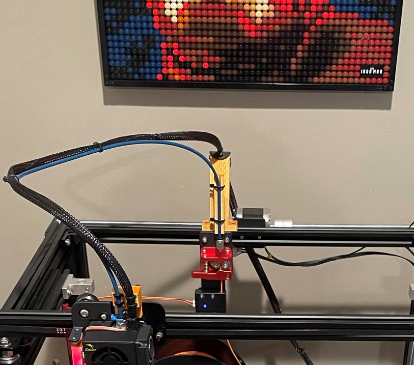 Ender 5 Plus Cable Guide w/o plastic tube