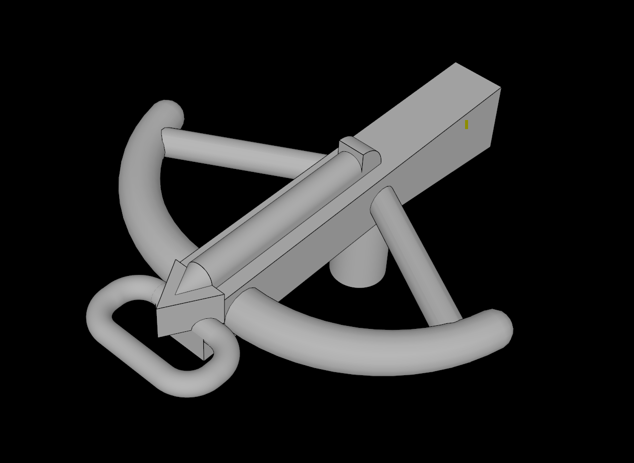 Lego Compatible (2570.dat) Minifig Crossbow